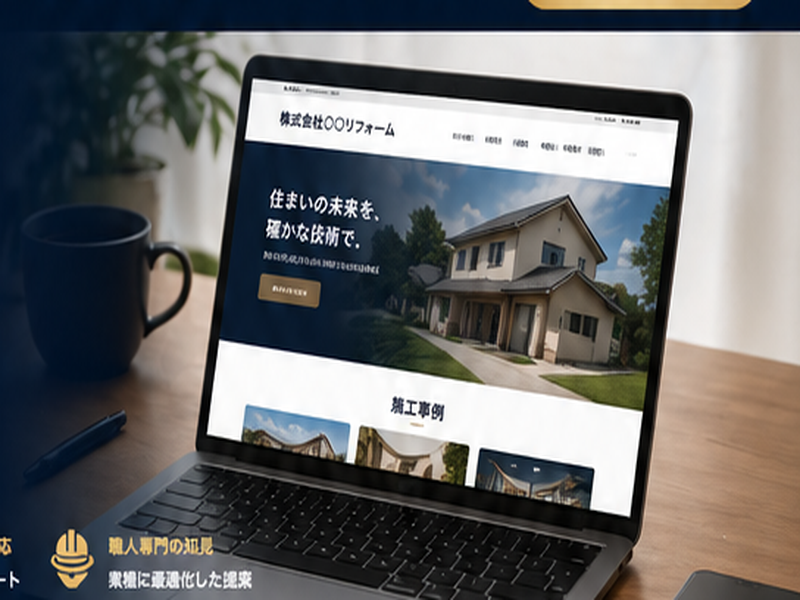 職人が現場で作業している様子